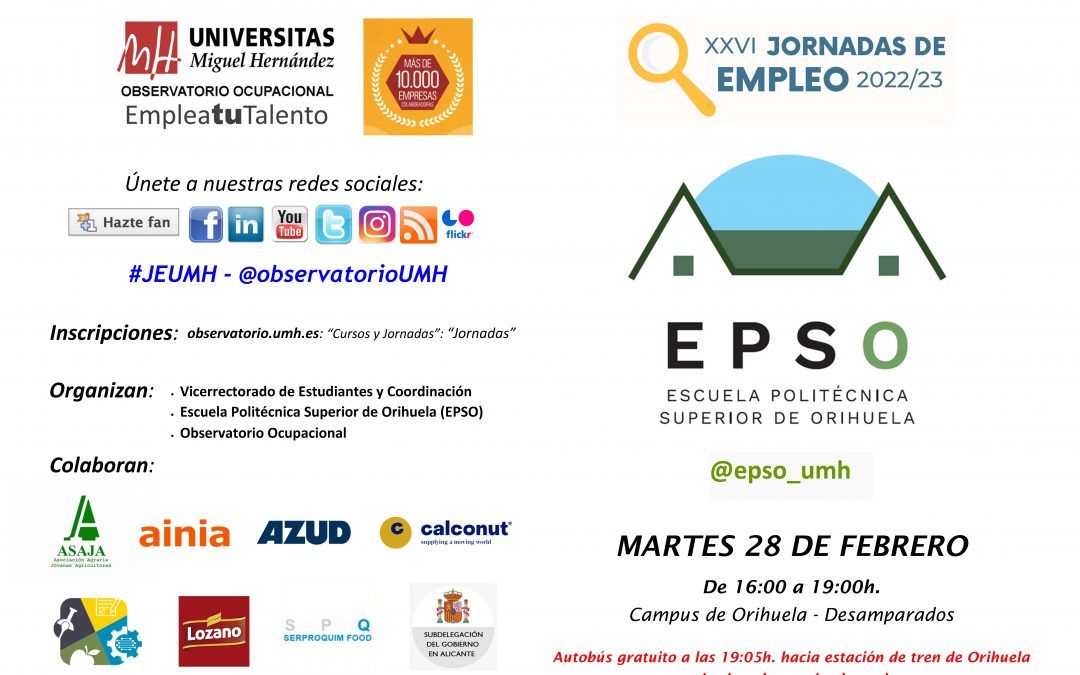 XXVI JORNADAS DE EMPLEO DE LA EPSO